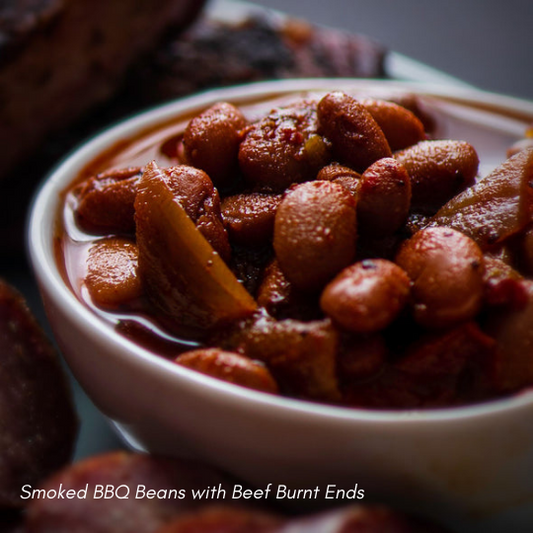Smoked BBQ Beans with Beef Burnt Ends